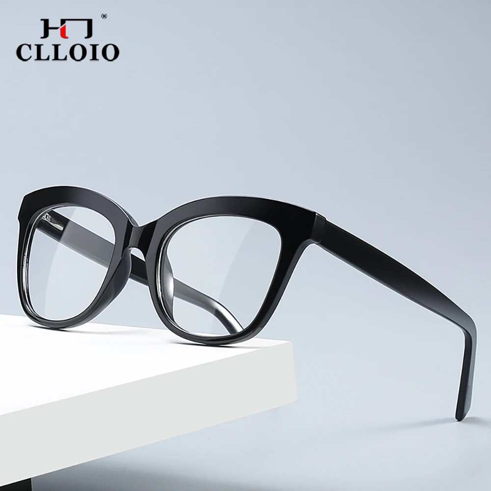 Модные женские очки для чтения CLLOIO кошачий глаз с защитой от синего излучения при