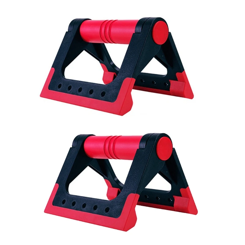 

Foldable Push Up Bars Gym Exercise Equipment Fitness Strength Training Pushup Handles Grip Non-Slip Sturdy Structure New 2022