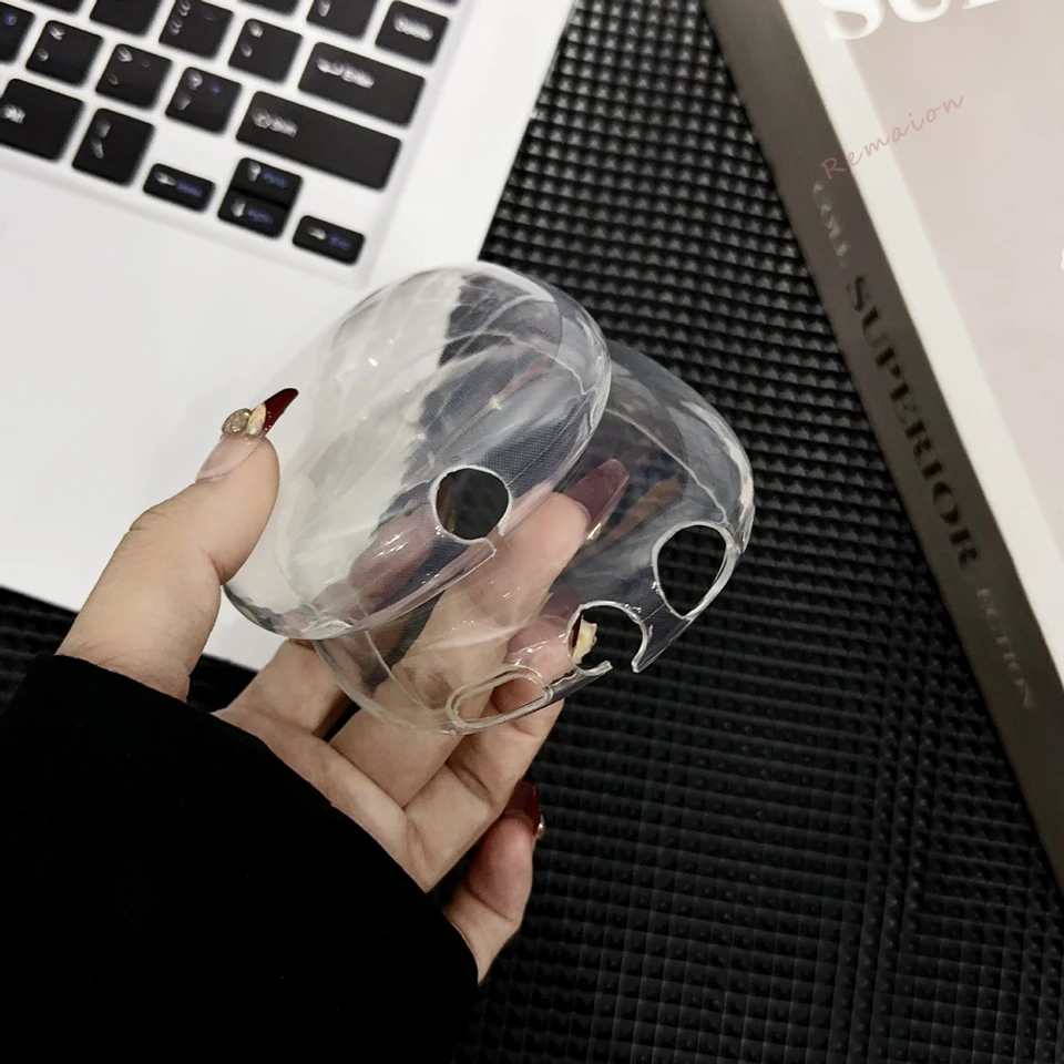 Прозрачный чехол для наушников Airpods Max мягкие тонкие Защитные чехлы Air Pods