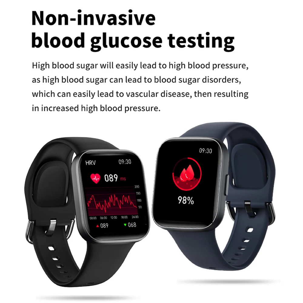 Смарт-часы 1 83 дюйма с синим зубом для мужчин и женщин