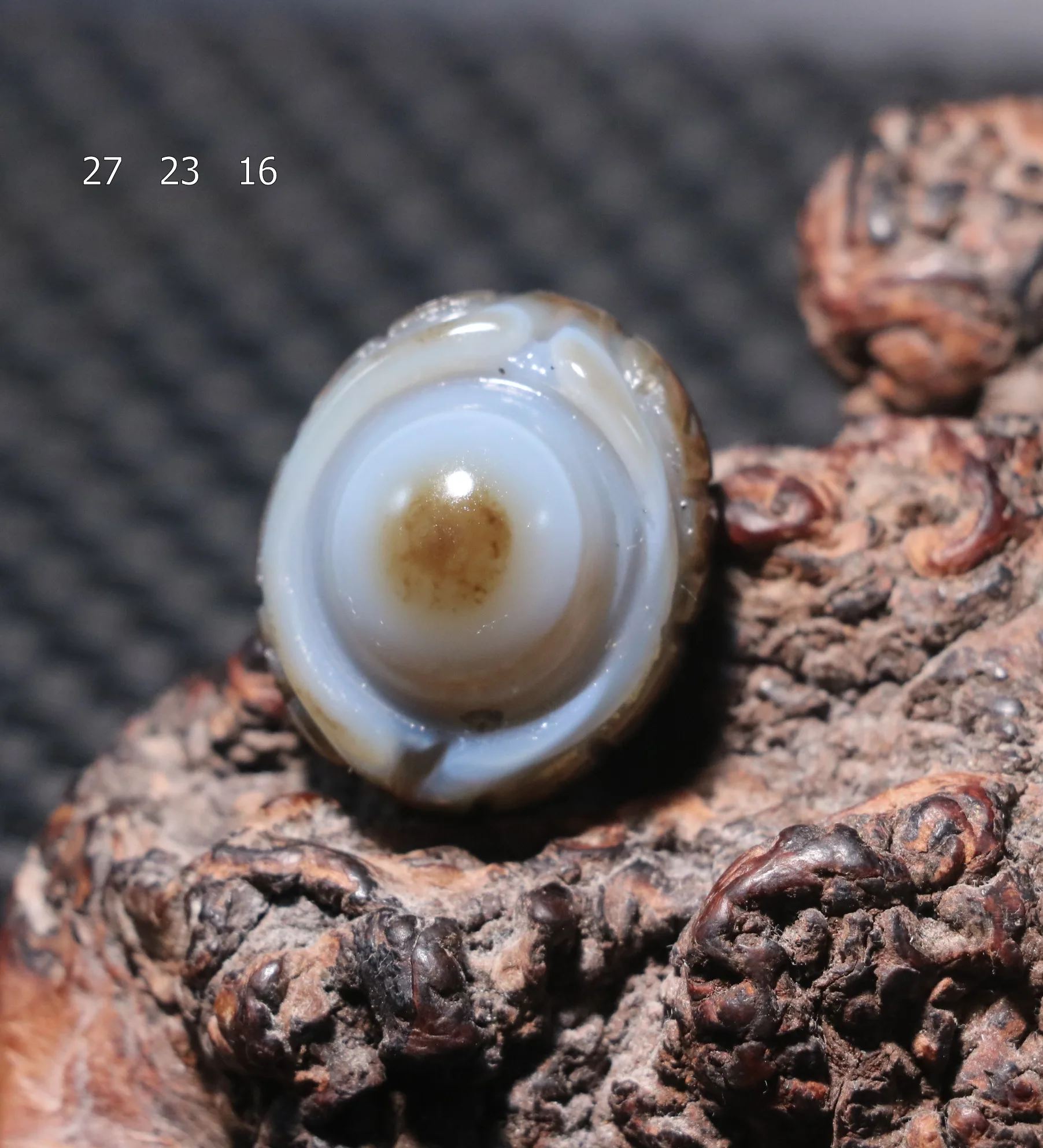 Treasure Magic Power Тибетский Агат скульптурная монета удачи Bi Rich Heaven Eye бусины дзи Amulet FR