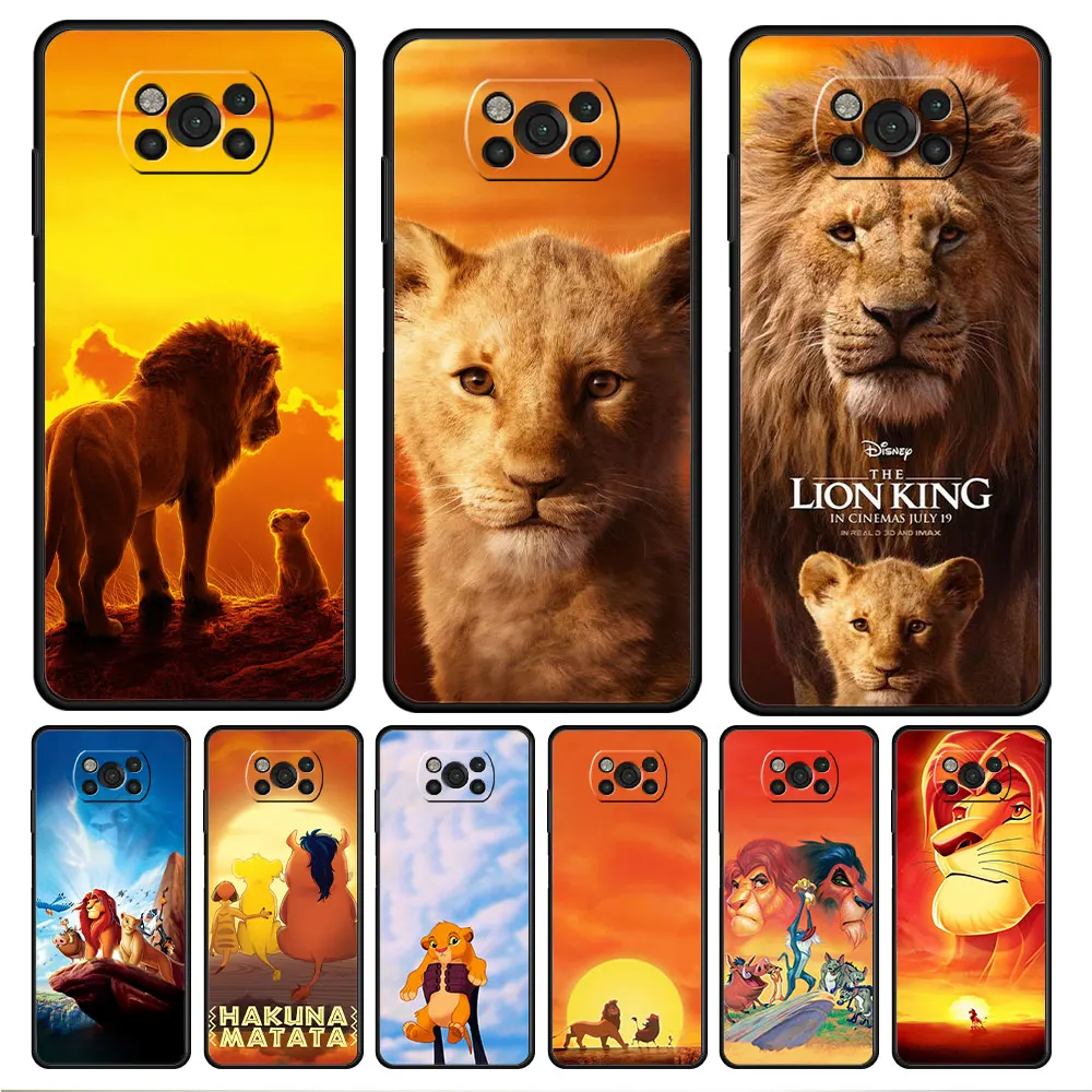 

Disney The Lion King Animal For Xiaomi POCO 10T F3 X4 M3 MI 11 lite 11T F4 GT 9T M4 Pro 5G X3 NFC Phone Funda Cover Protection