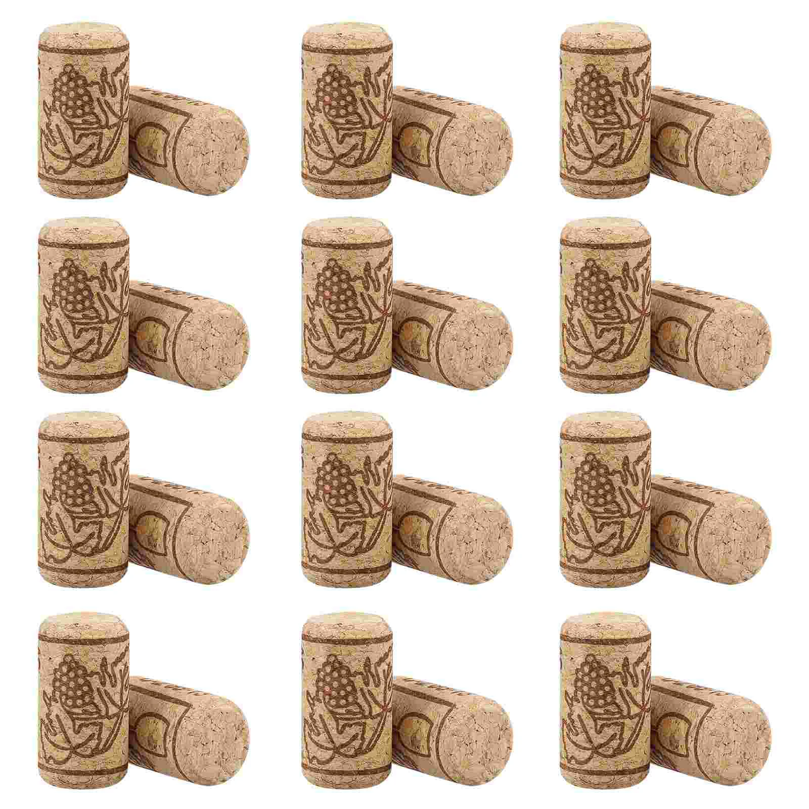

BESTONZON 100pcs Natural Corks Natural Cork Stoppers Craft Replacement Corks Sealing Cover for and Beer