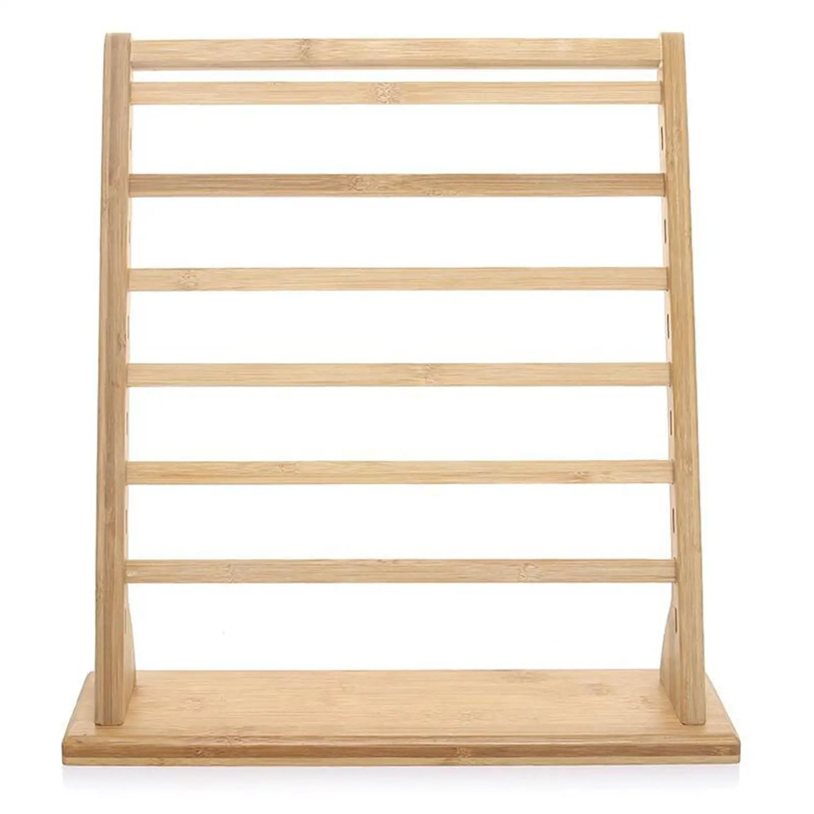 

Wooden Ring Display Rack Jewelry Stand Ring Hanger Desktop Multi-Layer Show