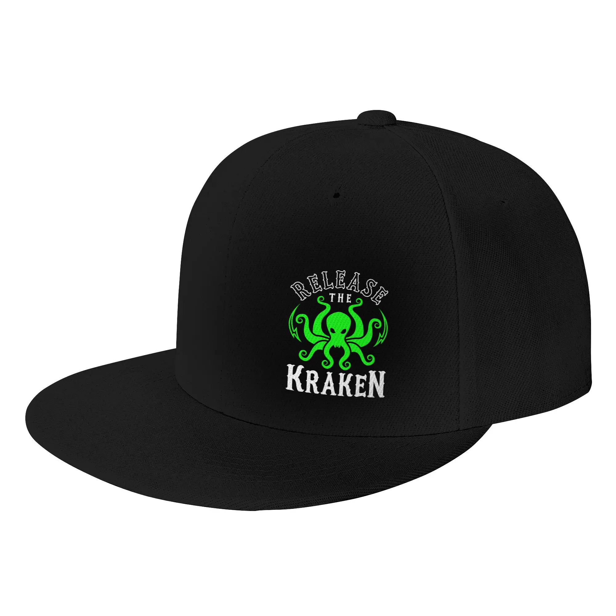 

Release The Kraken Print Baseball Cap Gifts Hiphop Pop Style Hat for Men Women Kids Daily Use Accessories To Carry One Size
