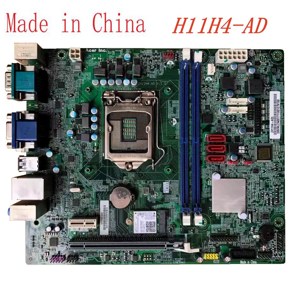 H11H4-AD is suitable for ACER X4650 desktop motherboard DDR4 LGA1151 motherboard 100% test ok send