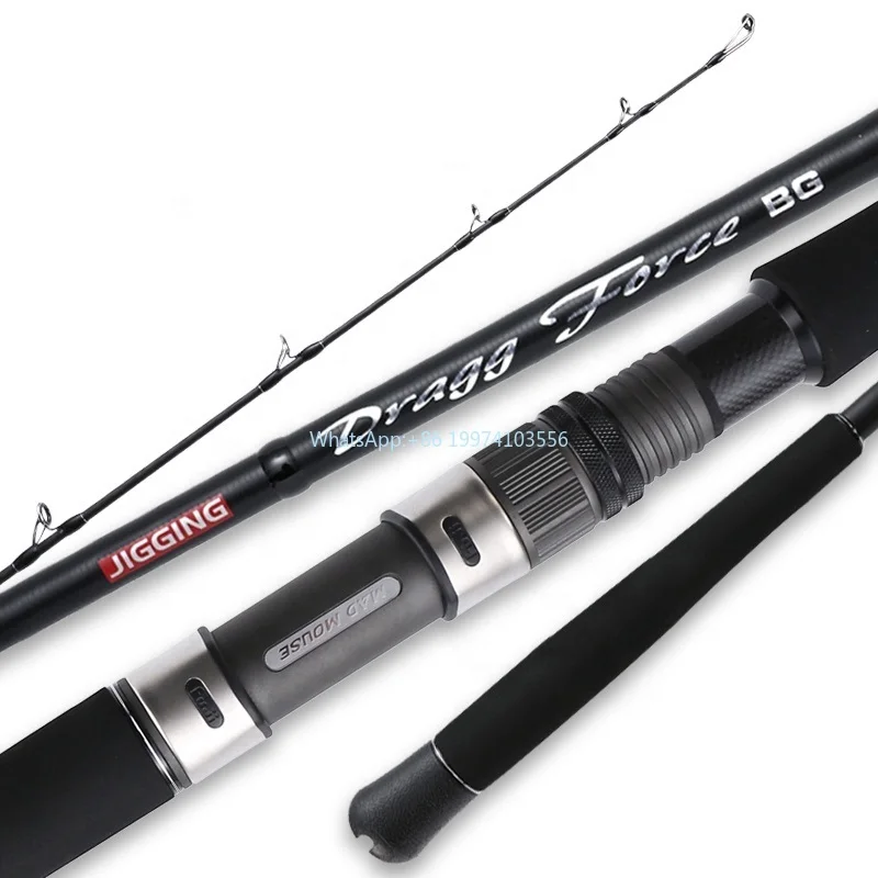 мышь Madmouse Drag Force Bg Jigging Rod 1 9 m PE4-8 Jig 350g 30kg Japan Full Teile Boots rute Ocean Angelrute
