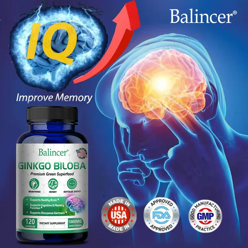 

Ginkgo Extract Promotes Blood Circulation in The Brain and Limbs, Improves Memory, Helps Focus, and Relieves Stress.
