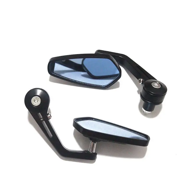 

1 Pair Motorbike Rear View Mirror Anti-rust Stylish Universal Blue Lens Rearview Modification Upgrading Parts Accessories