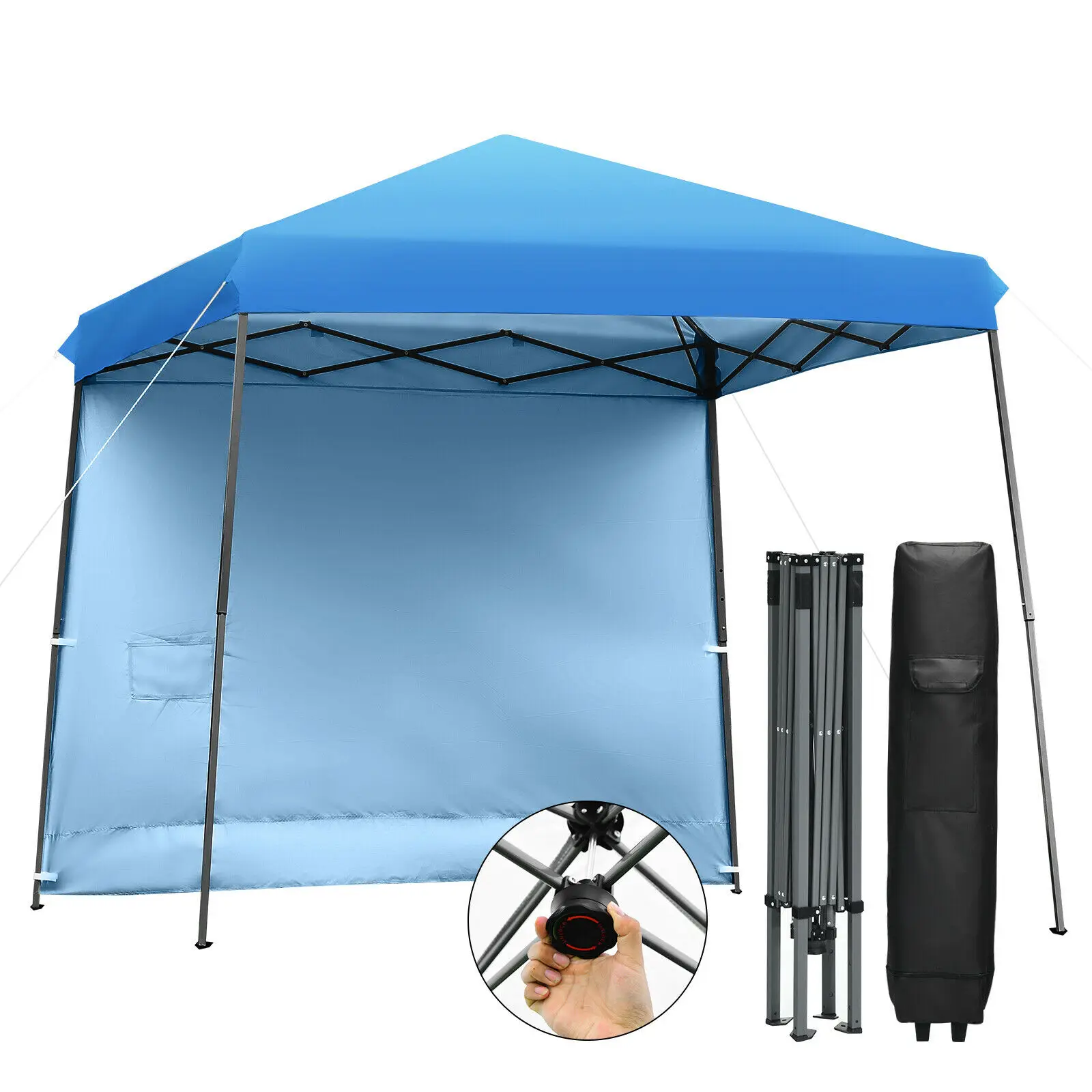 W/ Roll-up Side Wall Blue  Np10024bl