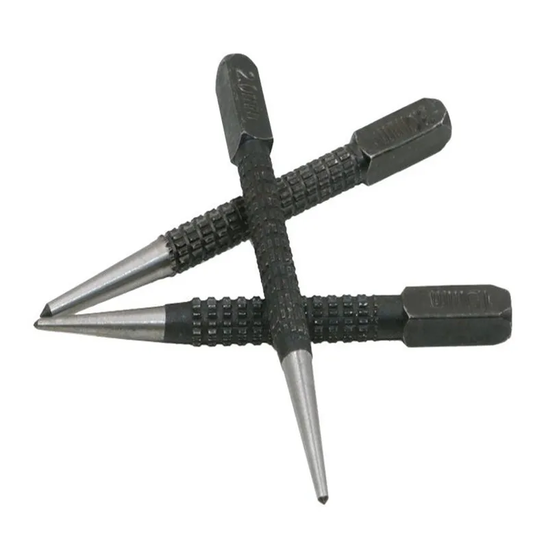 

3pc Punch Set Center Hole Professional Impact Location Cylindrical Nail Punch Drill Eye Pin High Hardness Grade Punch Tools