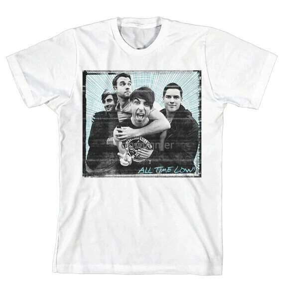 

All Time Low Photo White T-Shirt Cotton Size S-4Xl Zc2169.Webp