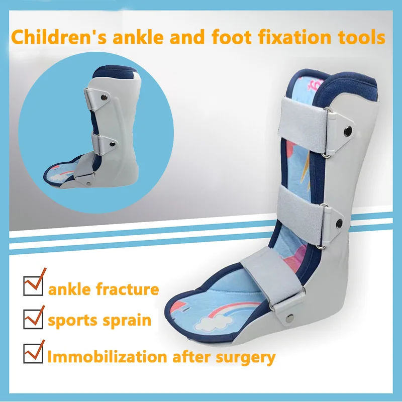 

Children's Foot Drop Support Splint Varus Valgus Orthotics Children Ankle Joint Fracture Fixation Brace Ankle Sprains Recovery