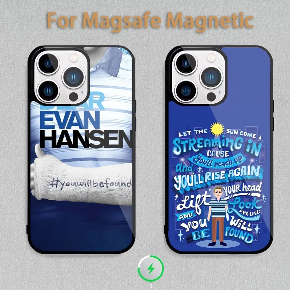 Чехол для телефона Dear Evan Hansen с магнитной индуктивной зарядкой iPhone 11 12 13 14 15 корпус