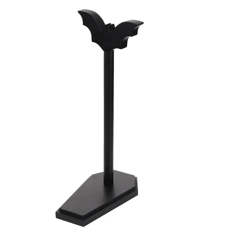 

Halloween Paper Towel Holder Detachable Paper Towel Rack Gothic Paper Towel Stand With Coffin Base Kitchen Spooky Bat Decor