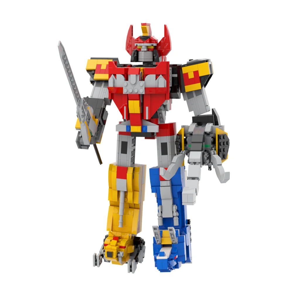 Игрушка-робот MOC морфинированная энергия дальномер строительные блоки динозавр