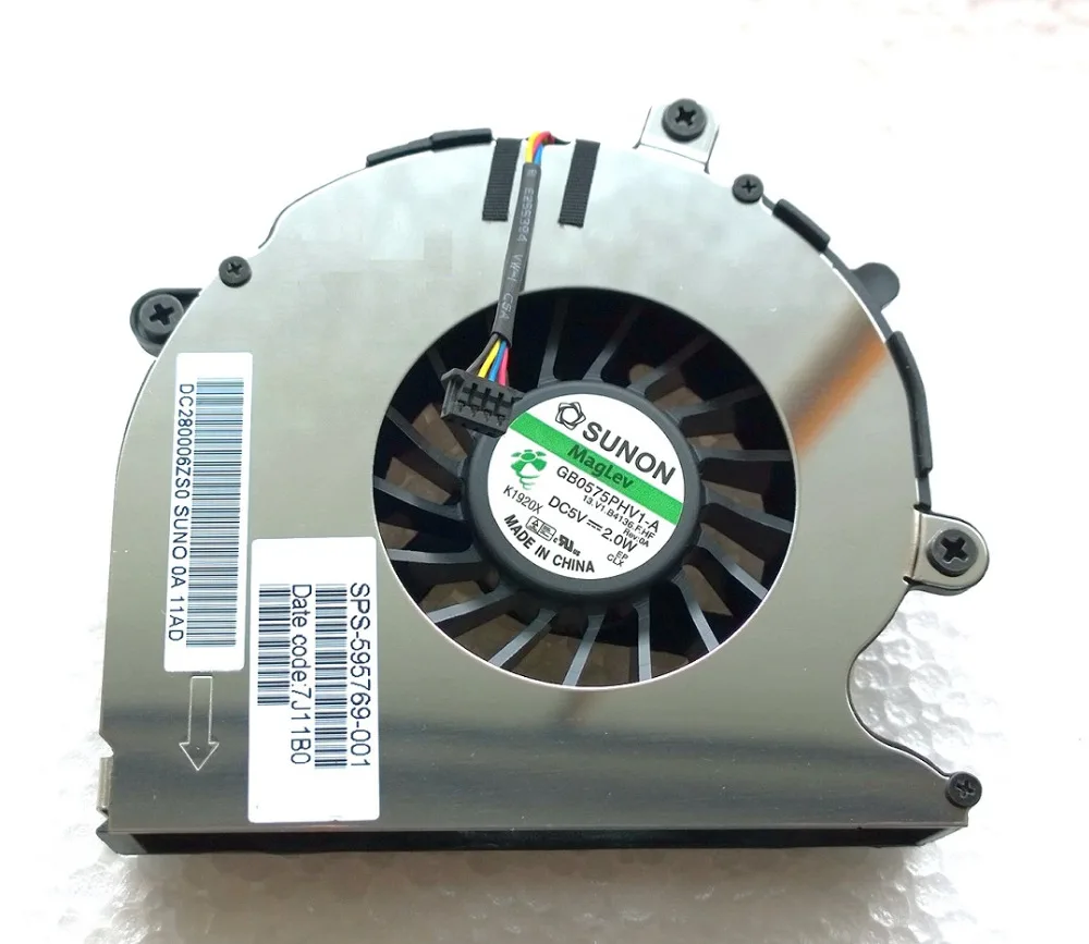 

SSEA New Original CPU Cooling Fan for HP Elitebook 8540 8540w 8540P Laptop fan Part Number GB0575PHV1-A