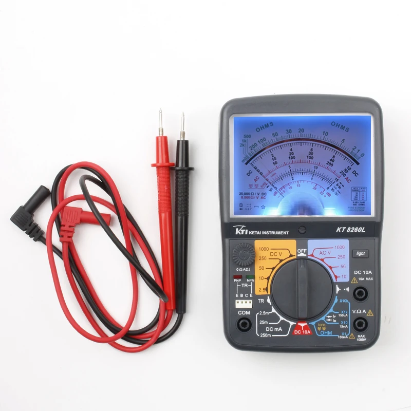 

Digital display Analog multimeter Diode Testing pointer multimeter Ohm Test Meter with backlight