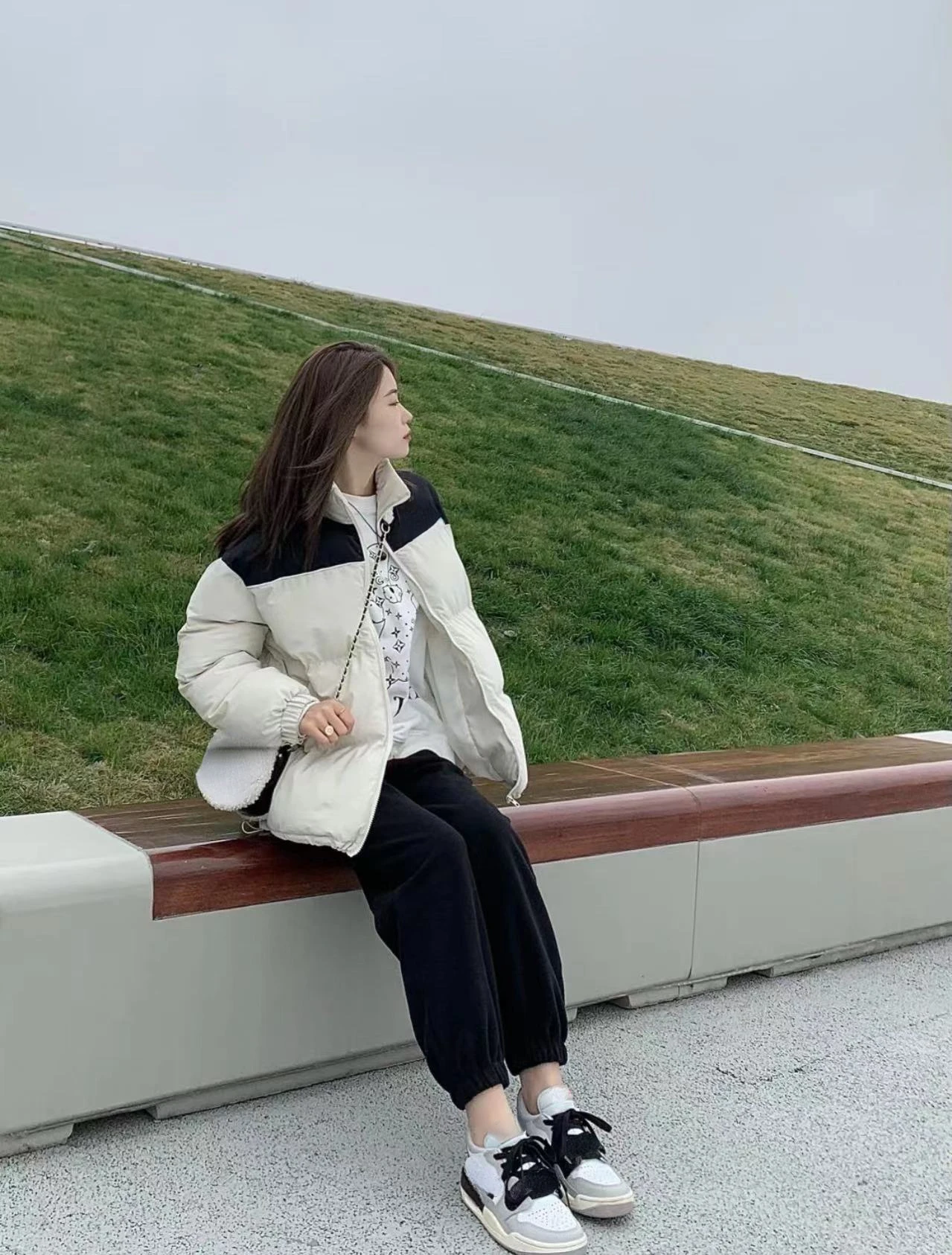 Кардиган однотонный модный трендовый простой свободный Универсальный