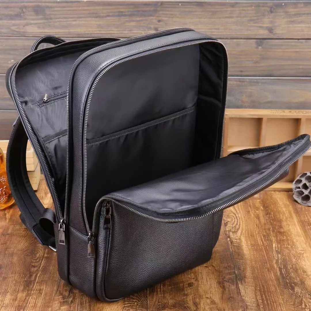 SENOFAN брендовый рюкзак мужская деловая сумка из коровьей кожи на плечо Mochila