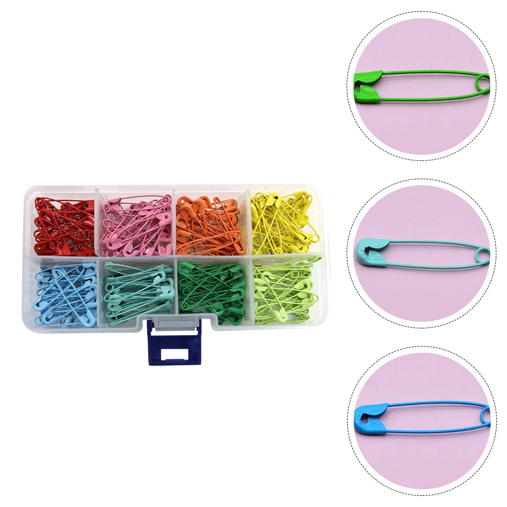 

240 Pcs Safety Pin Clips DIY Safety Pin Metal Brooch DIY Pin for Cloth Sewing
