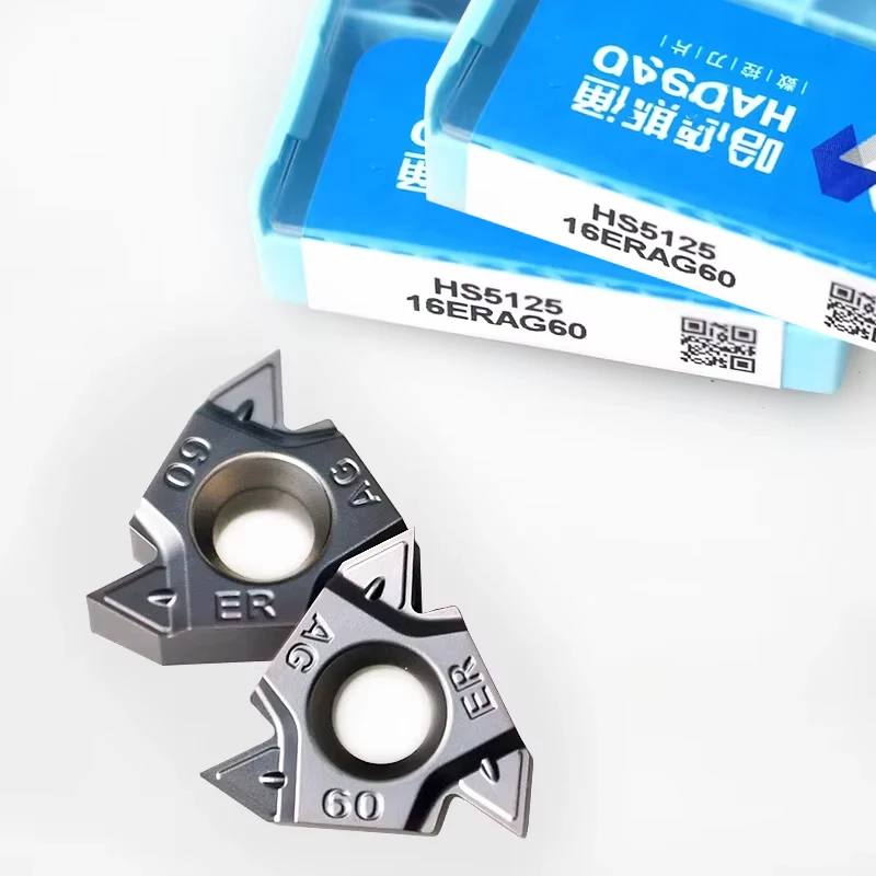 

16ER 22ER A55 A60 AG55 N55 AG60 G55 G60 N60 HS5125 HS5225 Токарный станок с ЧПУ Режущие инструменты Твердосплавные резьбовые токарные пластины
