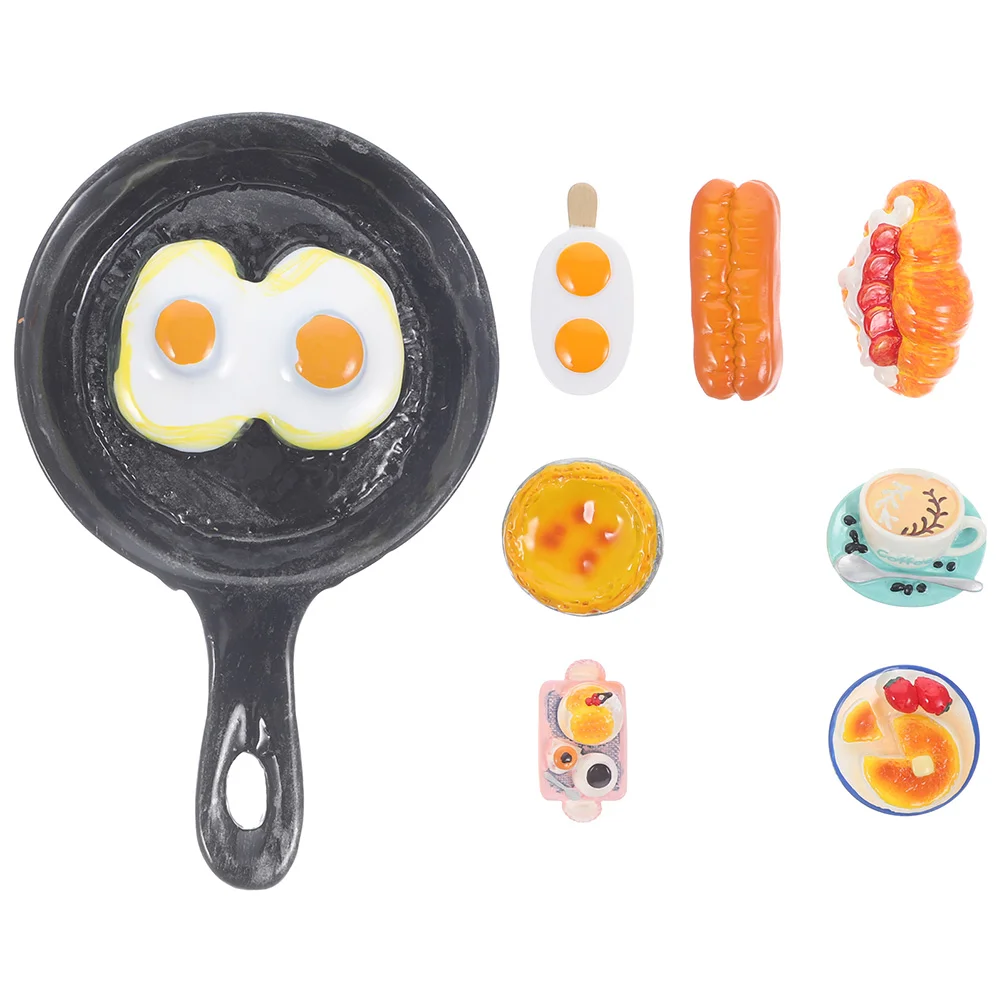 

8 шт. аксессуары для игрового домика, ювелирные изделия, подвески для еды, аксессуары для изготовления волос с плоской задней стороной, бусины из смолы для овсянки