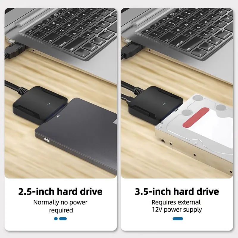 TEUCER Адаптер SATA-USB 3.0 для жестких дисков