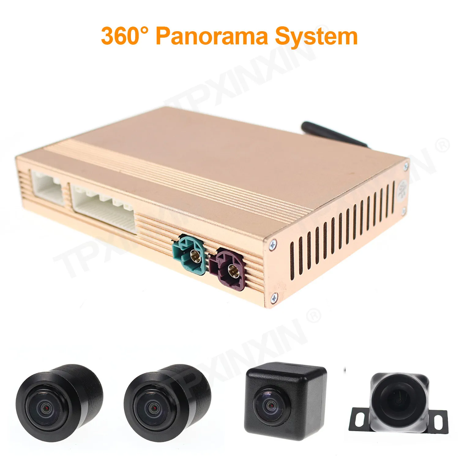 

3D 360-градусная камера Мониторинг парковки DVR G-сенсор HD-рекордер Автомобильная система просмотра птиц HD Передняя камера Камера заднего вида Боковая камера