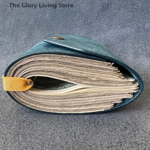 Кошелек для наличных денег, удобный держатель для денег с быстрым доступом для наличных денег, кожаный органайзер для денег, небольшой компактный карманный кошелек