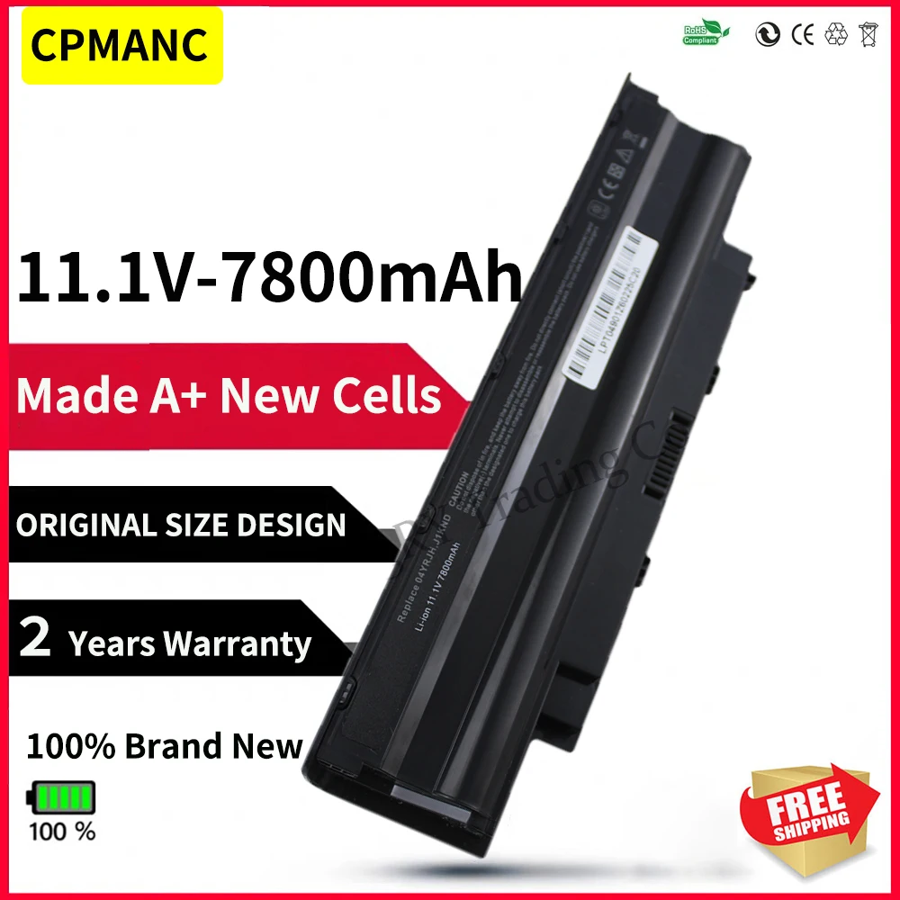 CPMANC 9-элементный аккумулятор j1knd для Dell Inspiron M501 M501R M511R N3010 N3110 N4010 N4050 N4110 N5010 N5010D N5110