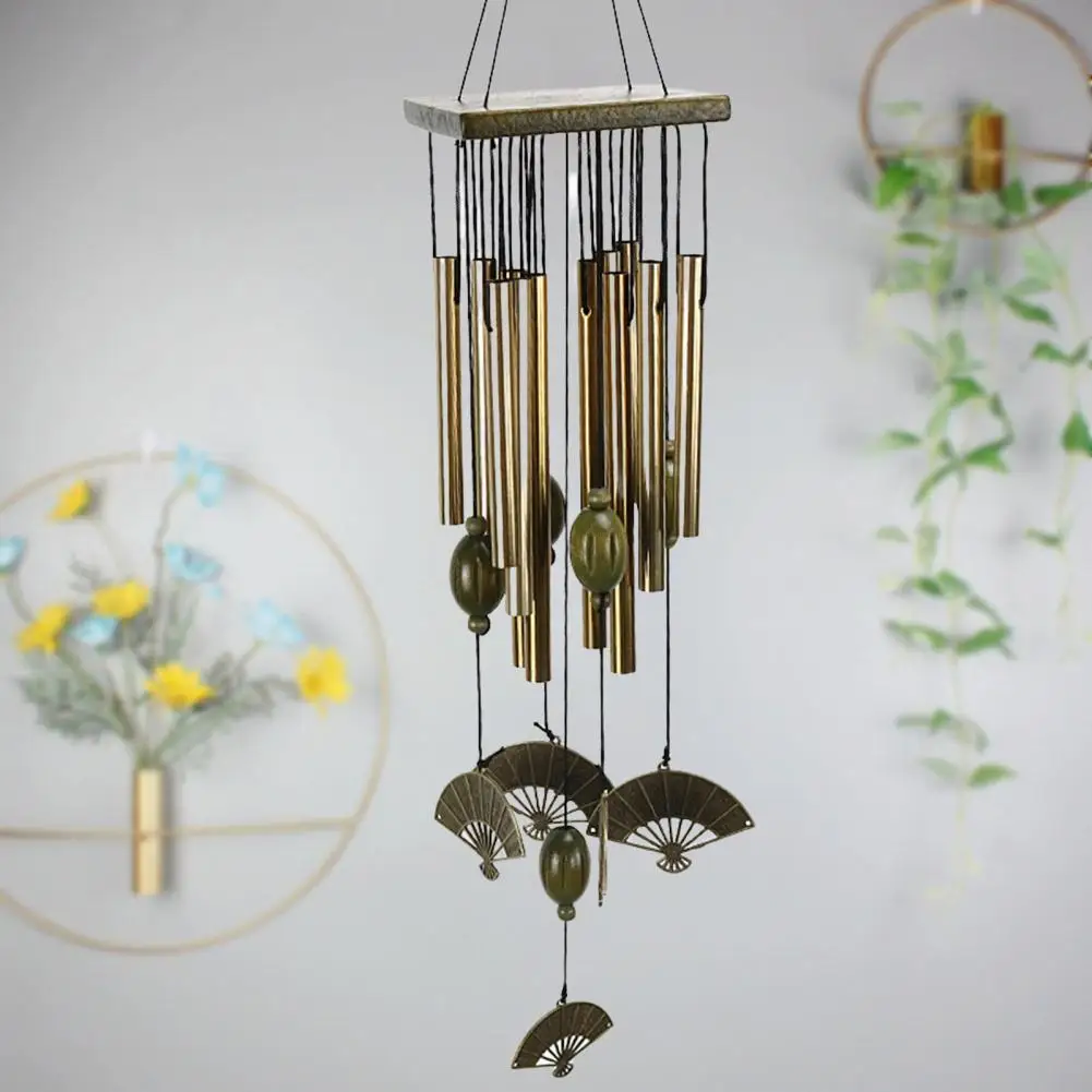 

Garden Wind Chime 4 Styles Crisp Sound Lightweight Tube Wind Chime Hanging Windbell Decor Tube Wind Chimes Create Atmosphere