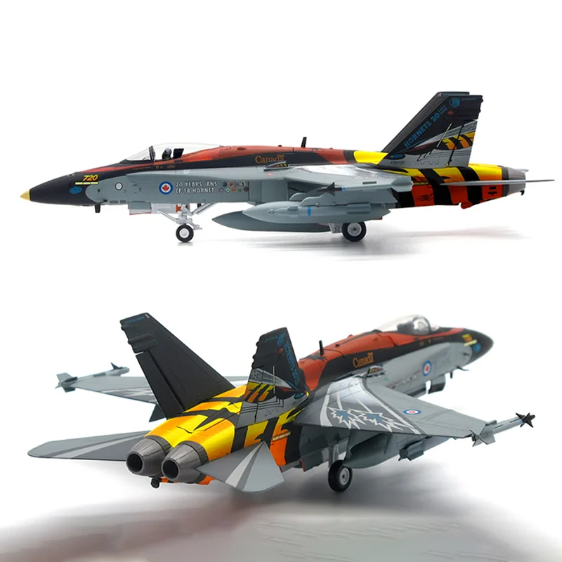 

Diecast Metal 1/72 Scale Military Model Toy Canada CF188 F18 F-18 F/A-18C Hornet Strike Fighter Army Air Force Plane Model Toy