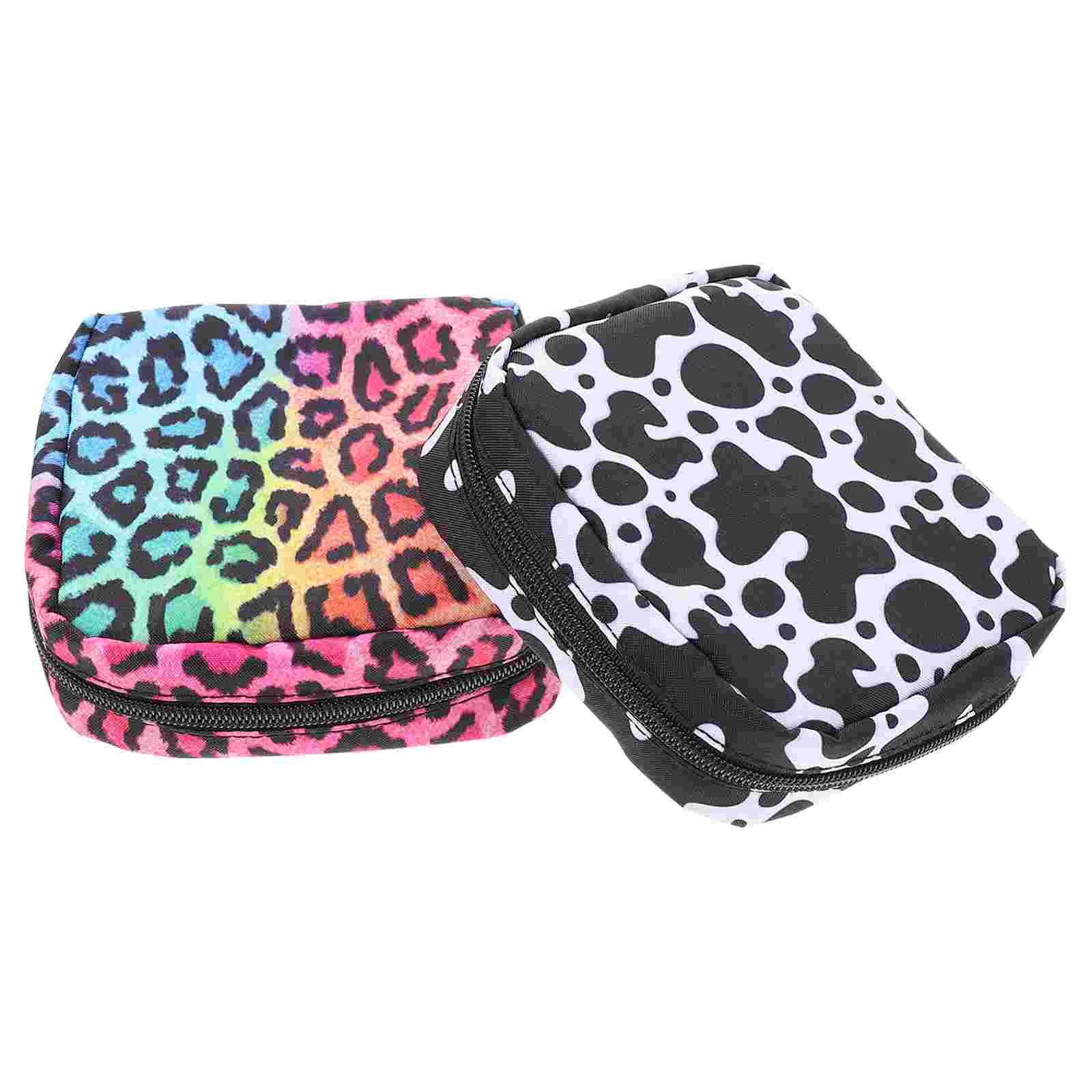 

2pcs Menstrual Pad Bags Small Storage Pouches Sanitary Towel Bags for Female