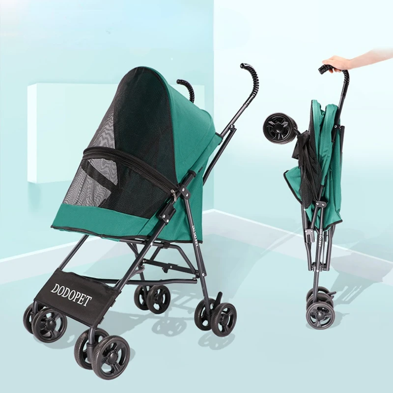 

Free Installation Pet Transport Trolley Pushchair for Teddy Foldable Stroller for Chihuahua Small&Medium Stroller for Animals