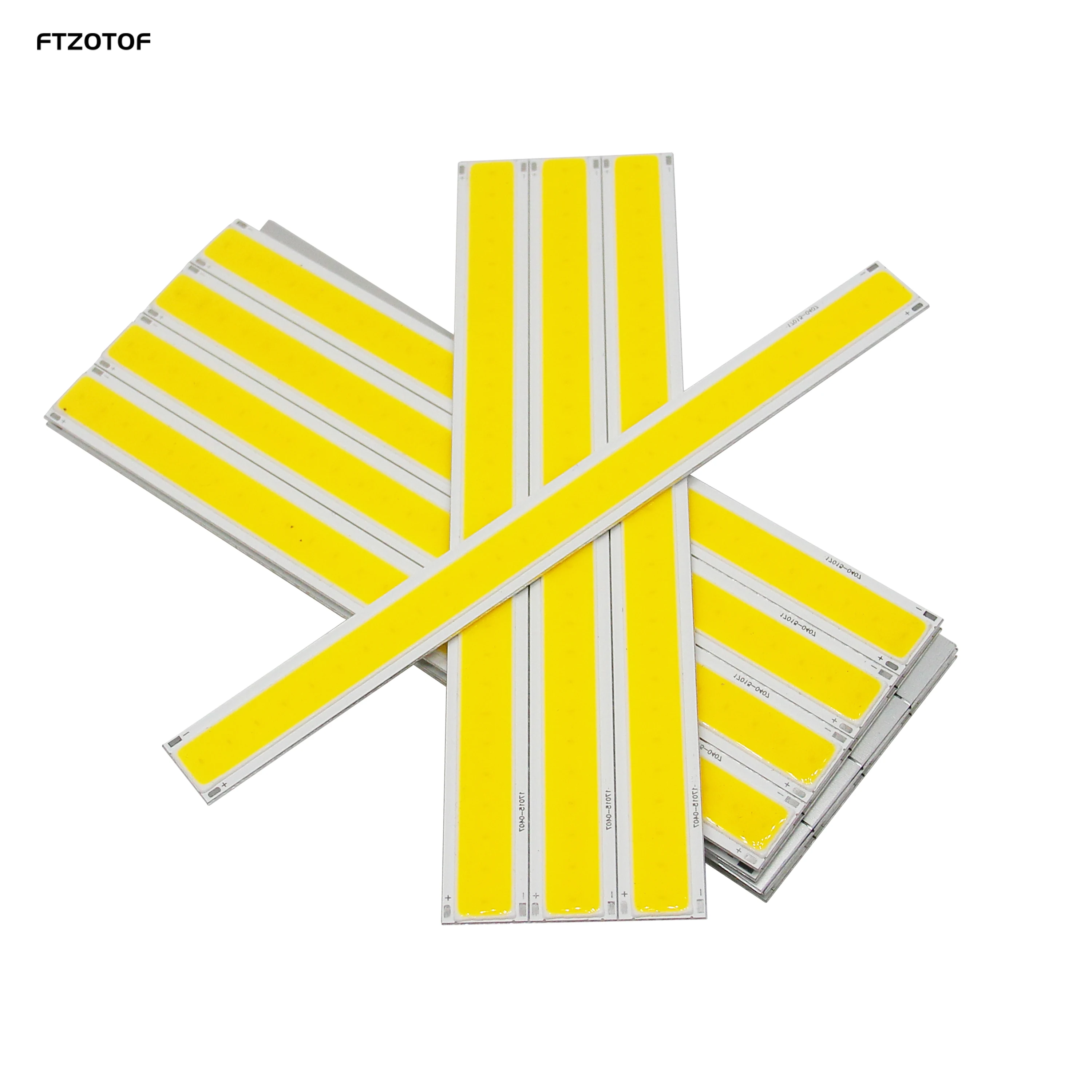 

FTZOTOF 12V LED COB Chip Bulb Bar 170x15mm 6W Led Panel Module Source Warm Cold White Blue 600LM Strip Light For Work Desk Lamps