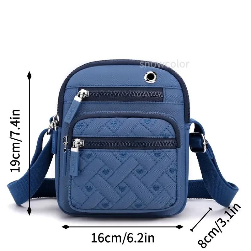 

Mobile Phone Bag Women Shoulder Bag Small Handbag Nylon Waterproof CrossBody Bag Ladies Messenger Bag