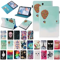 fashion ultra slim tablet case support sleep and wake up function for samsung tab a 10 5 t590t595 printed leather case