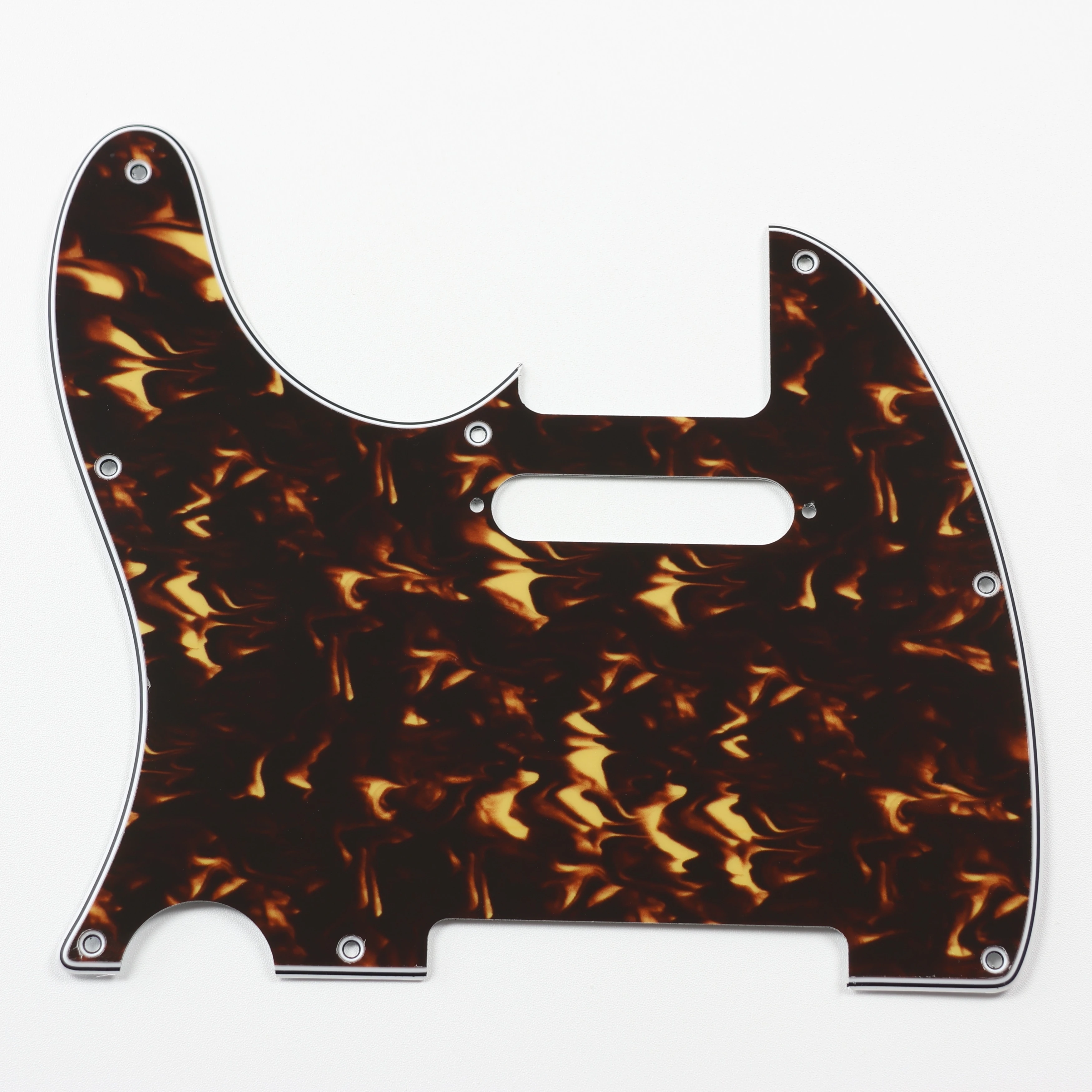 Фото Feiman Custom Parts - Для леворуких гитаристов (США) FD 8 отверстий для винтов, стандартная пикгард-защитная пластина для гитары Tele 2000, многоцветный выбор 2 №2