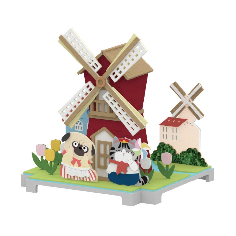 

MOETCH WUHUANG&BAZAHEY TRAVEL AROUND THE WORLD SERIES MYSTERY MAKE BOX 3D Scene New DIY Handmade Surprise Box Guess Bag