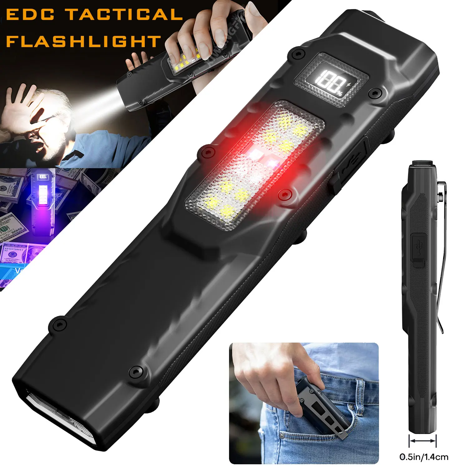 Тактический фонарик DT007