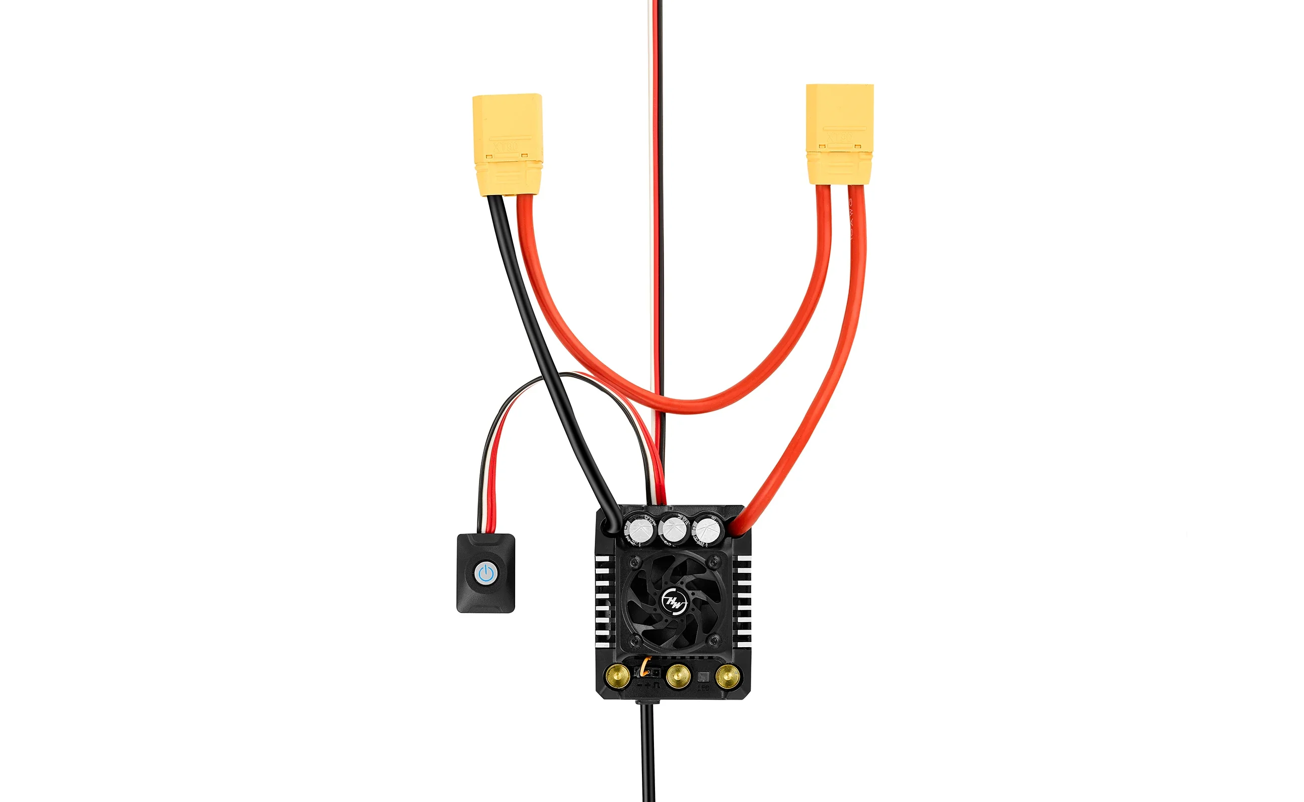 Фото Бесщеточный регулятор скорости UniFlyHobbywing EzRun MAX8 ESC G2S 160A с датчиками для радиоуправляемых моделей автомобилей, багги и внедорожников масштаба 1/10 и 1/8 №5
