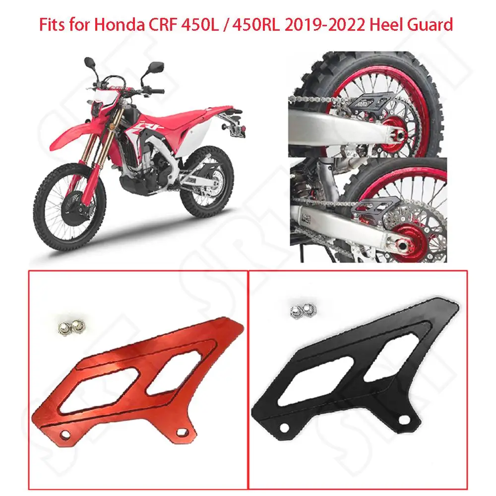 2022 CRF450L Motocross Accessories For Honda CRF 450L 450RL 2019 2020 2021 2022 Rear Sprocket Guard Heel Protector Chain Cover