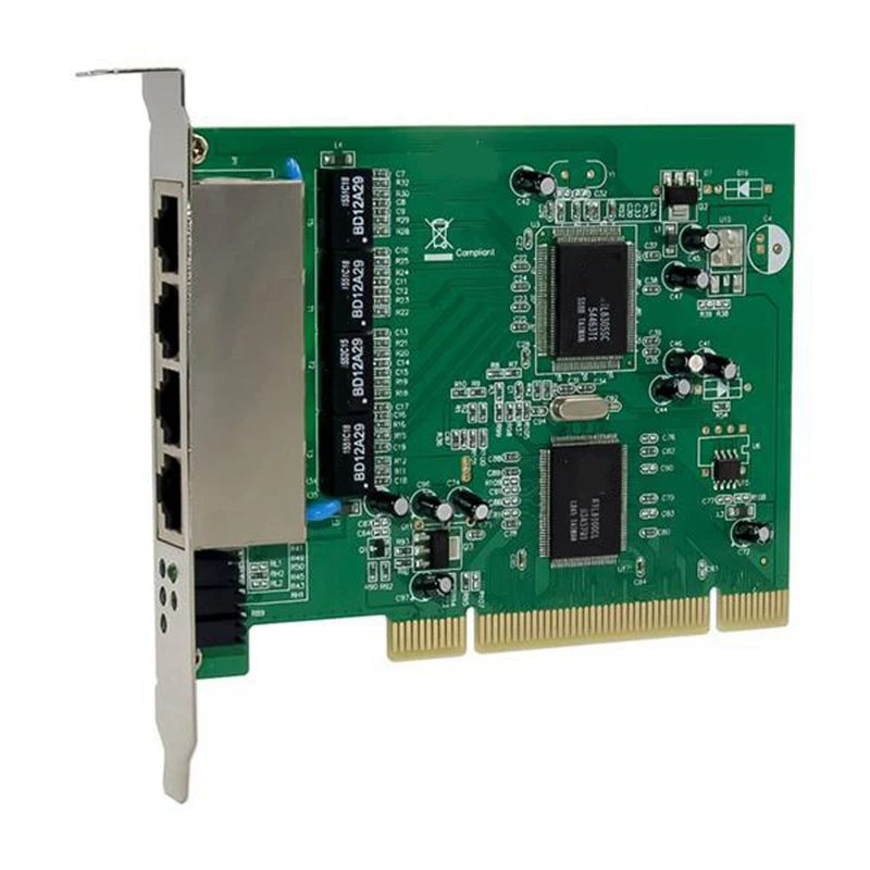 PCI Fast Ethernet 10/100 Мбит/с RTL8305SC + RTL8100CL Чипсет Четырехпортовый сетевой коммутатор RJ45
