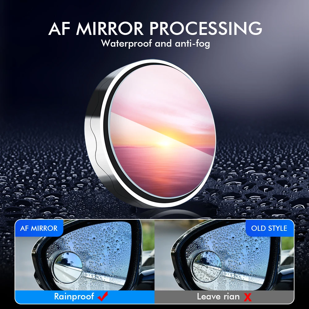 

2pcs Car Blind Spot Mirror Car Round Convex Blind Spot Mirrors for Auto Trucks Motorcycles Rear View Mirrors Car Accessories