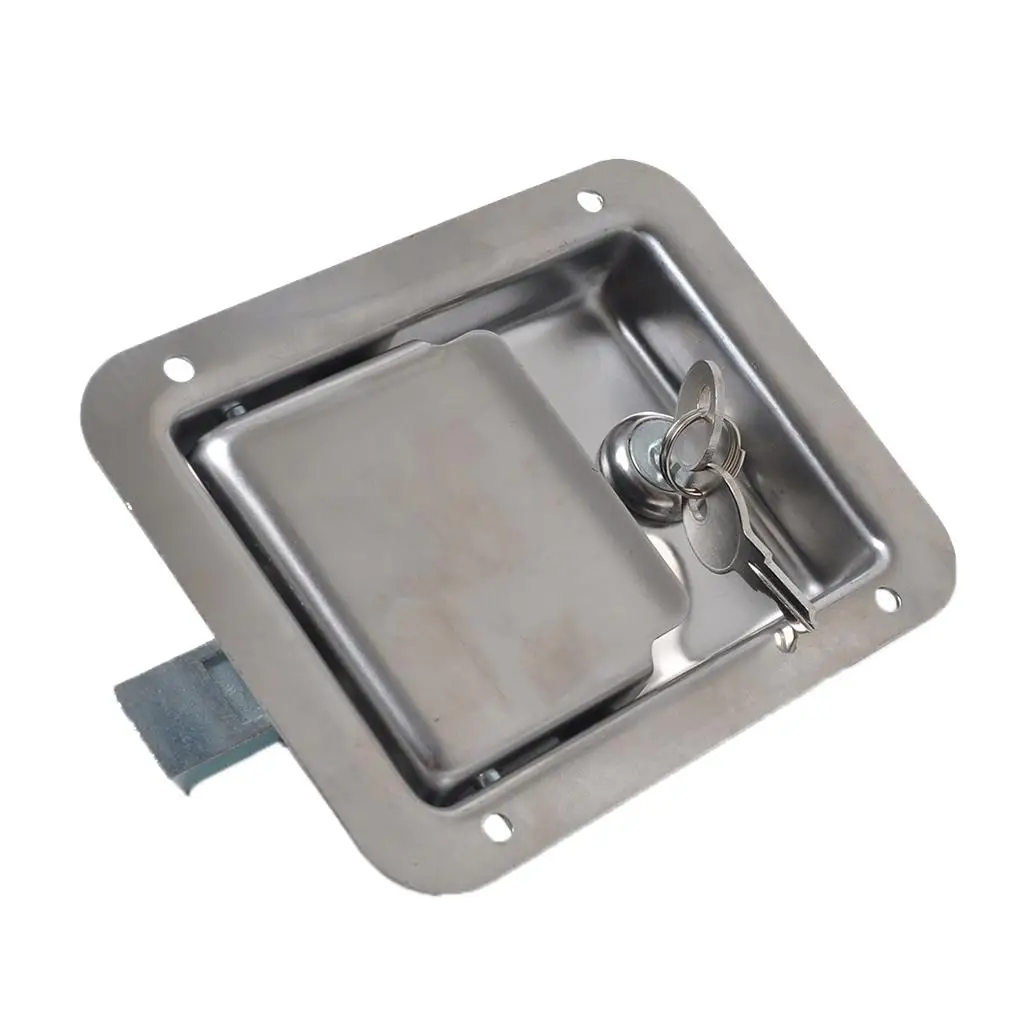 

Stainless Steel Tool Box Motorhome Entry Dead Latch&Key&Gasket