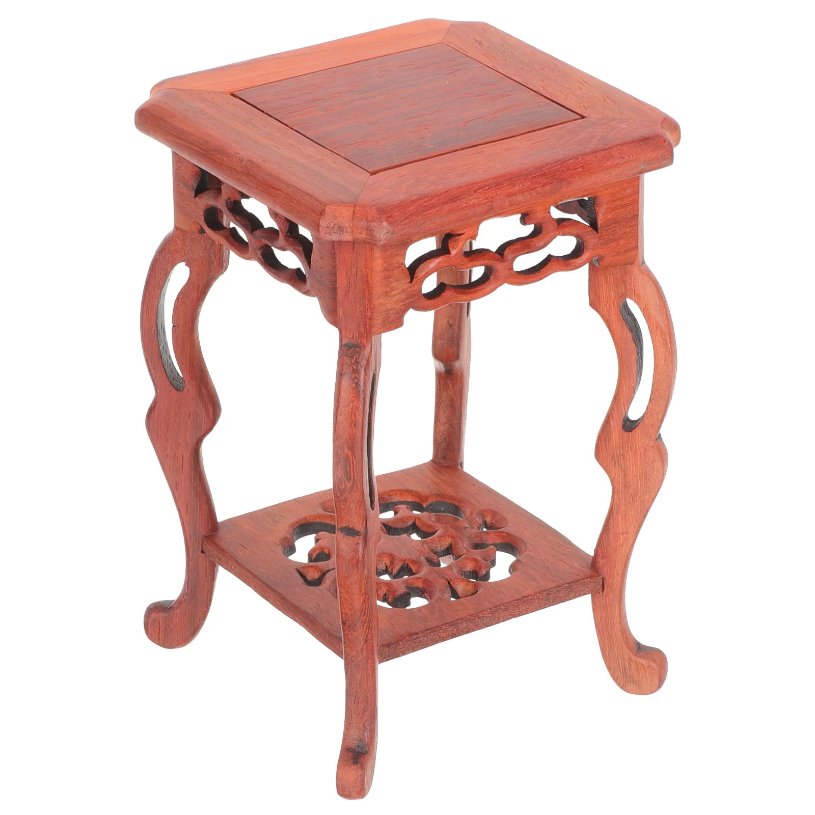 

Wooden Display Stand Handicraft Figurine Display Stand Tabletop Vase Fish Tank Pedestal