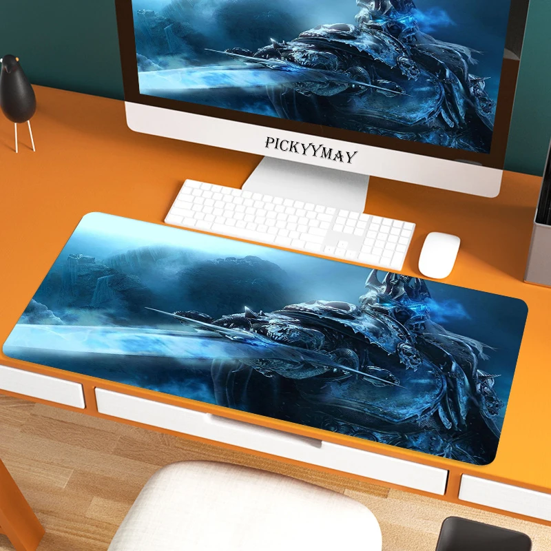 

World Of Warcraft 80x30cm XL Lockedge Large Gaming Mouse Pad Computer Gamer Keyboard Mouse Mat Hyper Beast Desk Mousepad For PC
