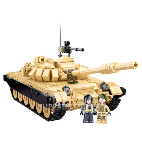 Военный основной боевой танк STRV103, строительные блоки, армейский вертолет, автомобильное оружие, творческие строительные блоки «сделай сам», игрушки