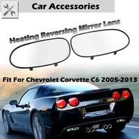 Side Rearview Mirror Glass Heater Anti-fog Defrosting Heated Wing Mirror Fit For Chevrolet Corvette C6 2005-2013 Replacement